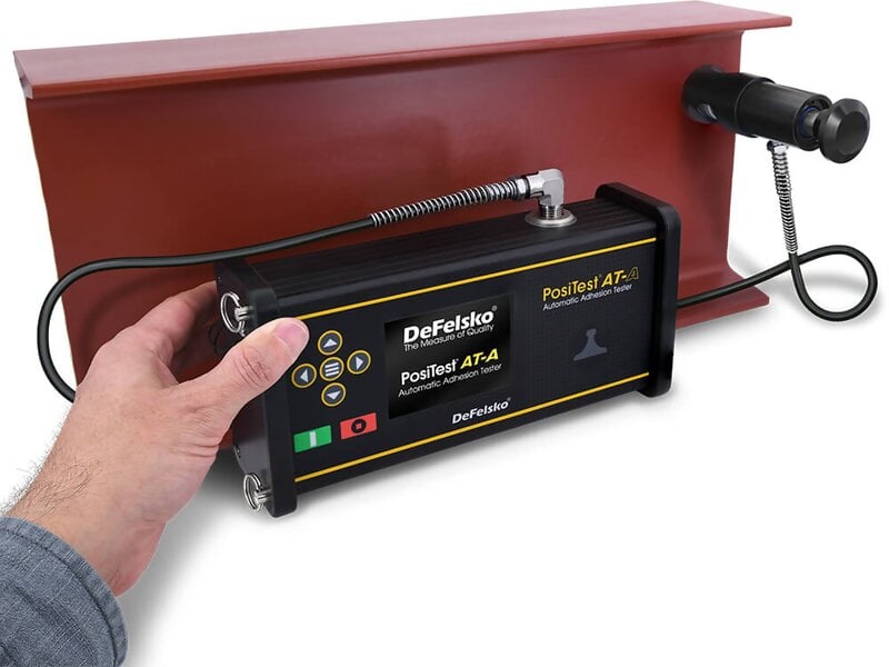 DeFelsko ATA20 PosiTest AT-A Automatic Pull-off Adhesion Tester with 20mm Dollies Kit, # ATA20A, for Coatings on Metals, Range 0.7 - 24 MPa / 100 - 3500 psi / 100 - 7550 N