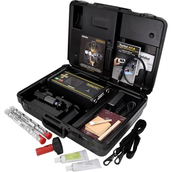 DeFelsko ATA20 PosiTest AT-A Automatic Pull-off Adhesion Tester with 20mm Dollies Kit, # ATA20A, for Coatings on Metals, Range 0.7 - 24 MPa / 100 - 3500 psi / 100 - 7550 N