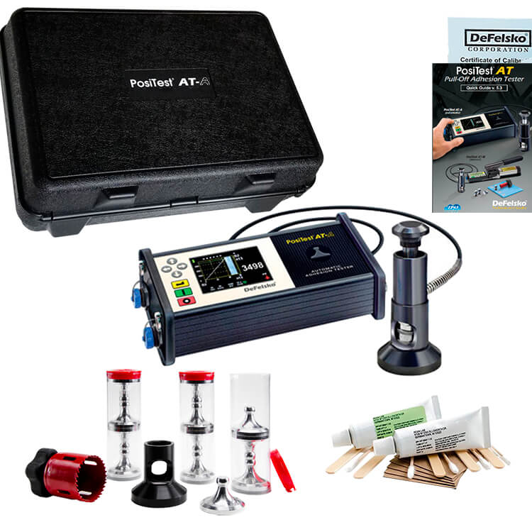 DeFelsko ATA50 PosiTest AT-A Automatic Pull-off Adhesion Tester with 50mm Dollies Kit ATA50A-B DeFelsko ATA50 PosiTest AT-A Automatic Pull-off Adhesion Tester with 50mm Dollies Kit ATA50A-B