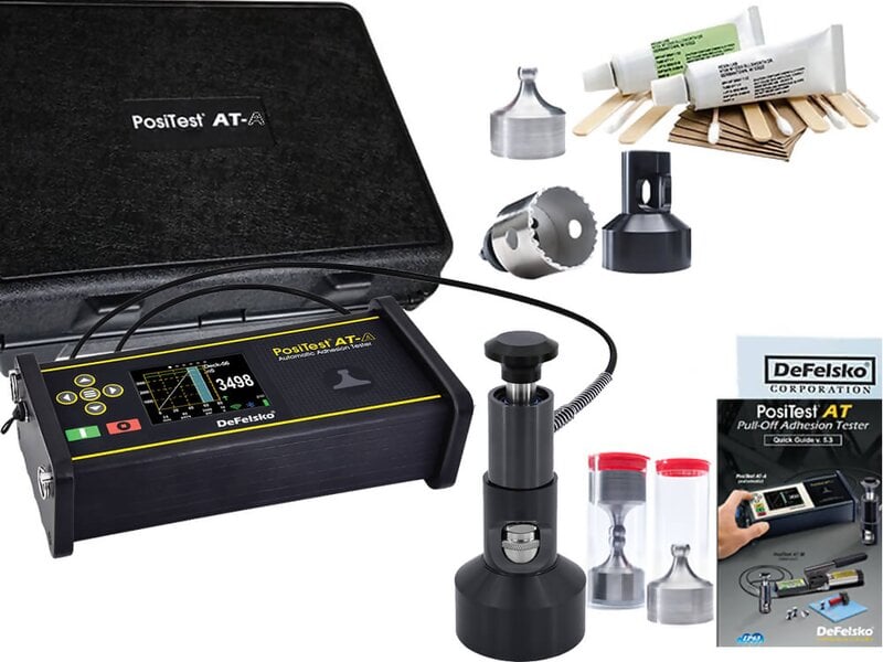 DeFelsko ATA50C PosiTest AT-A Probador automático de adherencia por arranque Discos de prueba de 50 mm Kit C1583 ATA50C