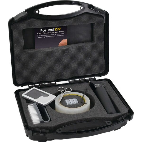 DeFelsko CHKITISO6X1 PosiTest CH Cross Hatch Adhesion Tester, 0 - 2.3 mils, with 6 x 1 mm Blade