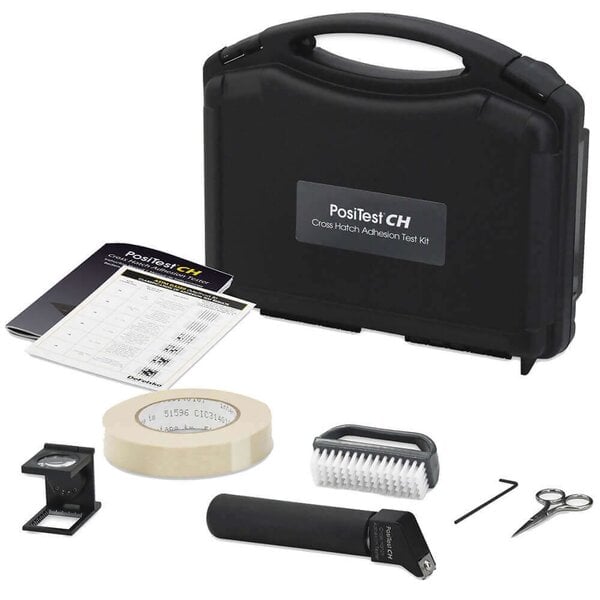 DeFelsko CHKITISO6X1 PosiTest CH Cross Hatch Adhesion Tester, 0 - 2.3 mils, with 6 x 1 mm Blade
