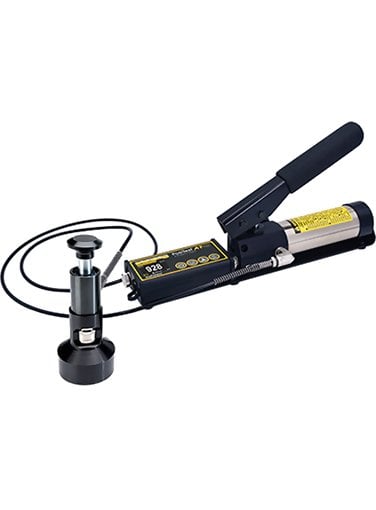 DeFelsko ATM50C PosiTest AT-M Manual Pull-off Adhesion Tester with 50mm Dollies C1583 Kit ATM50C-B, for Concrete Surfaces & Overlays, Range 0.4 - 3.5 MPa / 50 - 480 psi